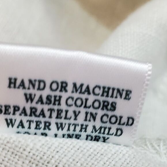 Blue Fish Size 1 Linen tie Front Tunic 5306 Contrast Cardi Dew-P Hand Printed - Picture 13 of 16